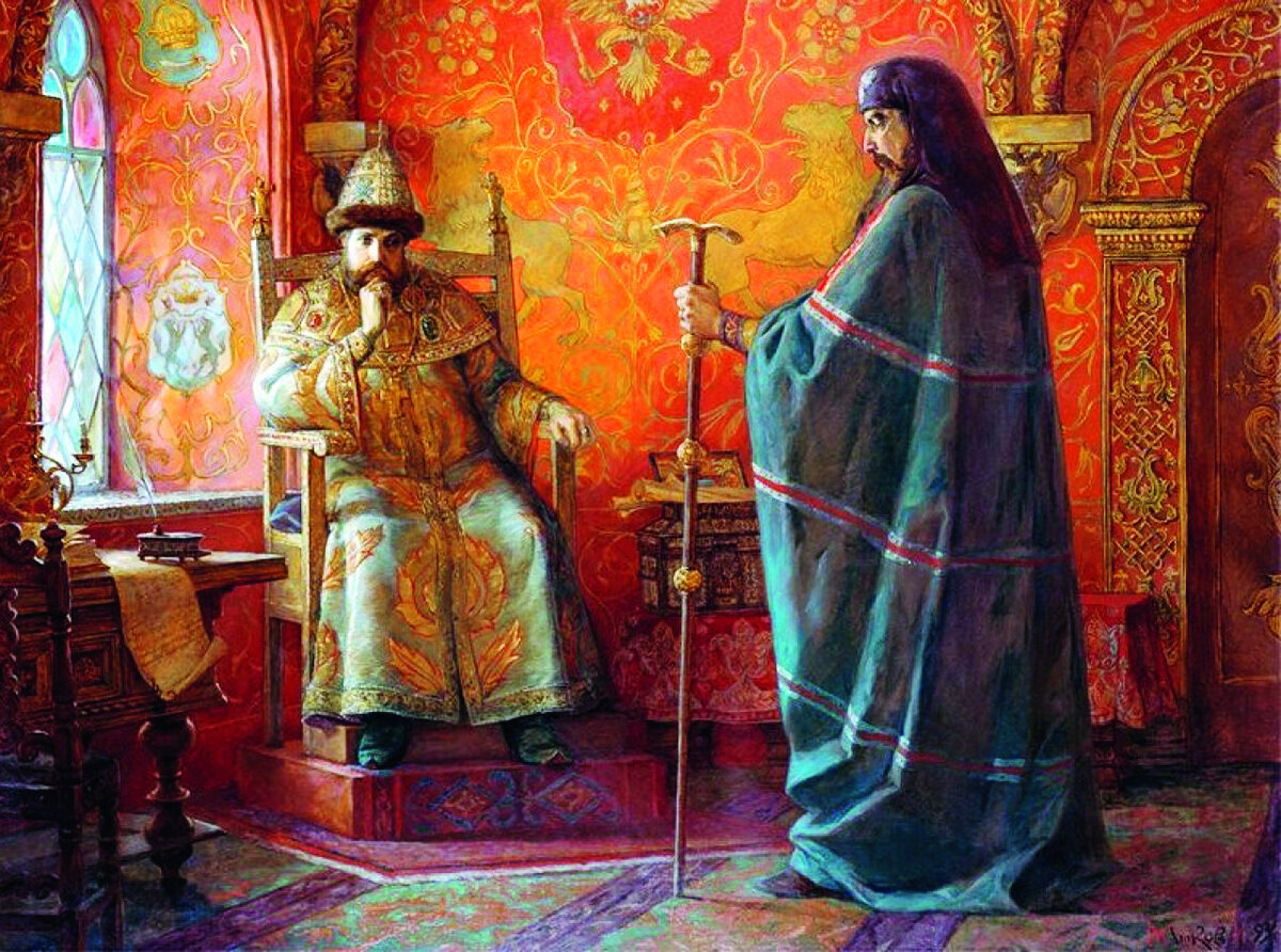 Царь Алексей Михайлович и патриарх Никон