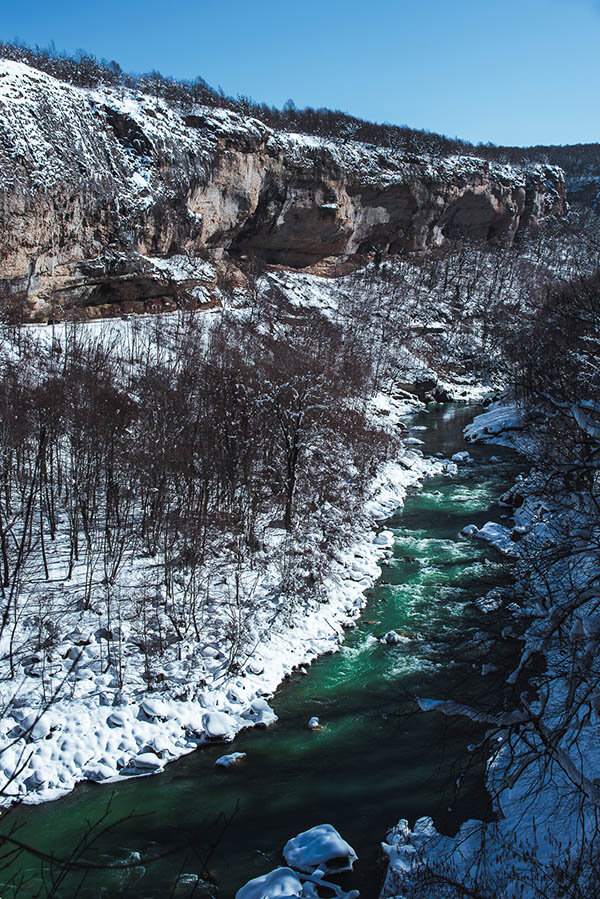 Река Белая, п.Каменномостский (Хаджох).