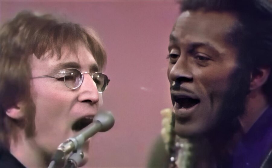 Джон Леннон и Чак Берри