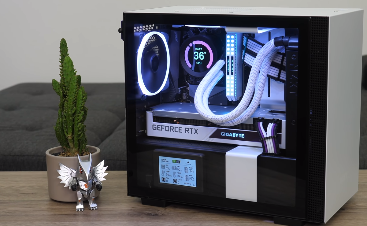 RTX 3070 в корпусе NZXT