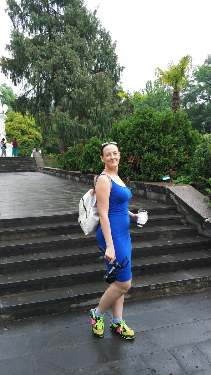 В Сочинском дендрарии.