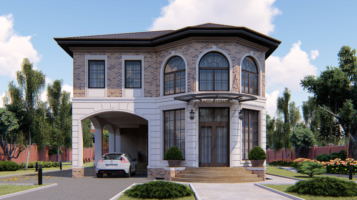 варианты отделки фасадов дома