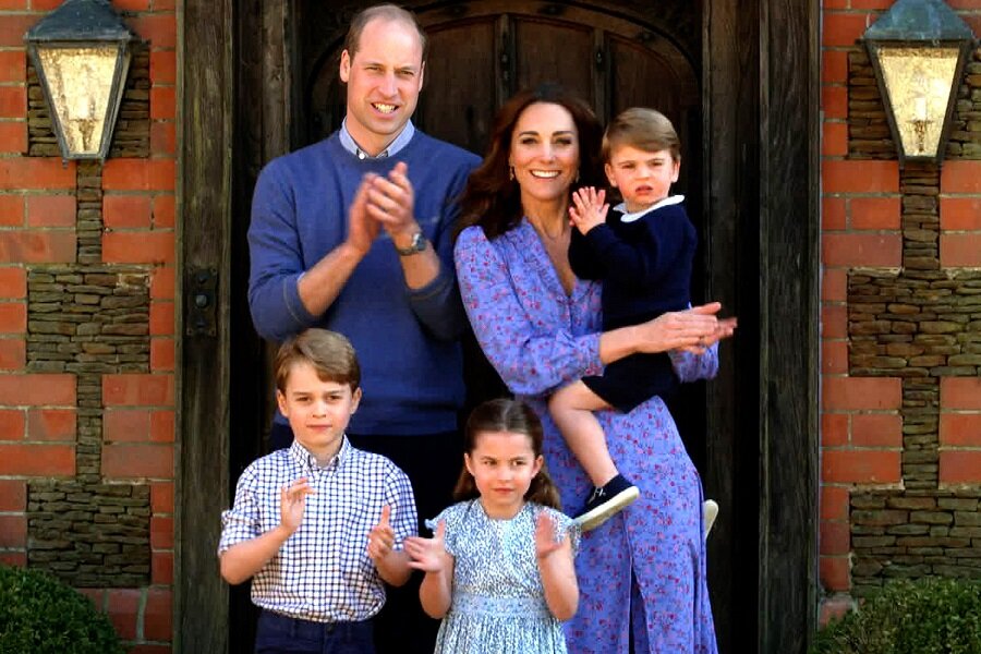 Платье-халат на Кейт Миддлтон от Ghost