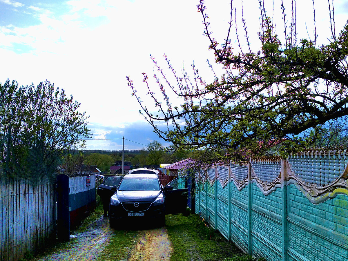 Деревня в Орловской области. Дорооги узкие, но вполне проходимые.
