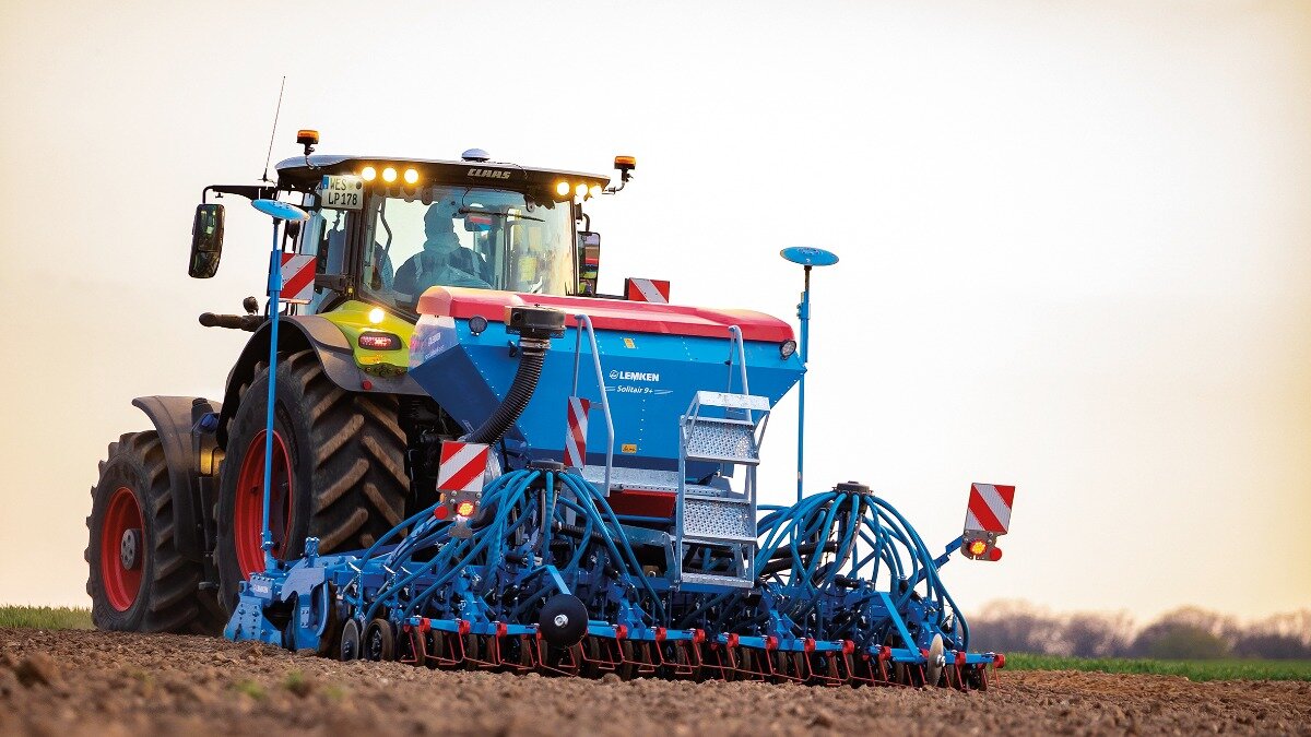 Фото: Пресс-релиз Lemken Lemken Solitair 9+ Duo в работе
