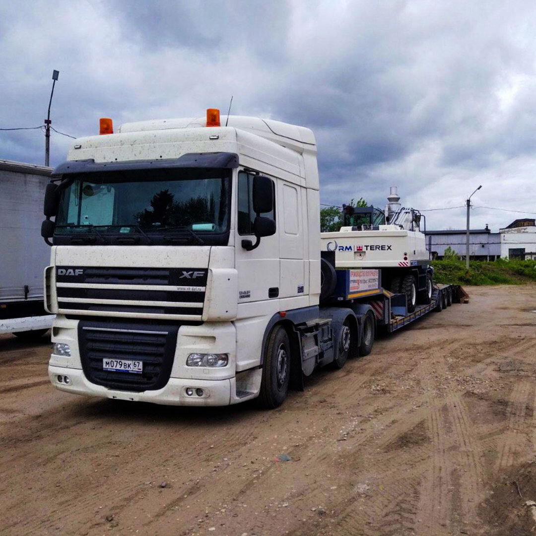 Перевозка экскаватора Terex WX 200