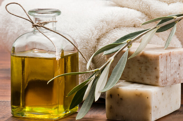 APHRODITE Olive Oil Soap Sage & Lemon - Мыло оливковое с шалфеем и лимоном 100 гр