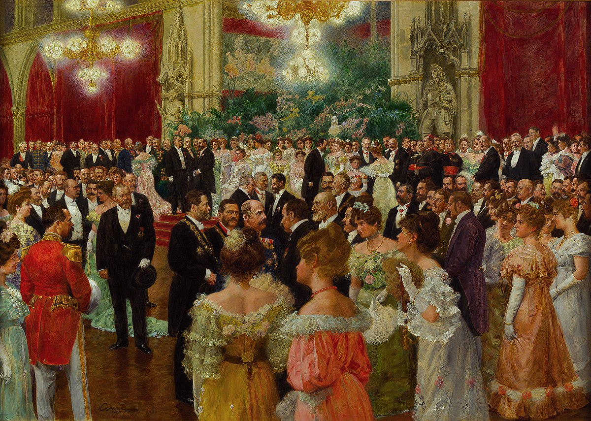Великосветский бал живопись 19 век.