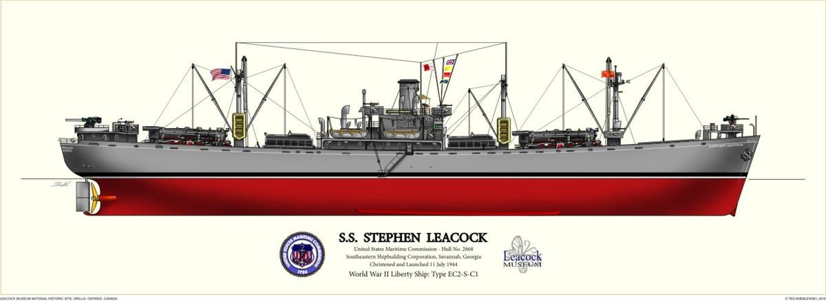 Транспорт типа "Либерти". Изображение из открытых источников.