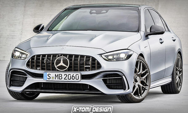 Mercedes-AMG C 63: не факт, что будет именно таким, это лишь догадки художников.