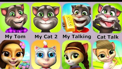 My Talking Tom,Emma the Cat,Tom Gold Run,Talking Cat Emma,Talking Cat,My Tom