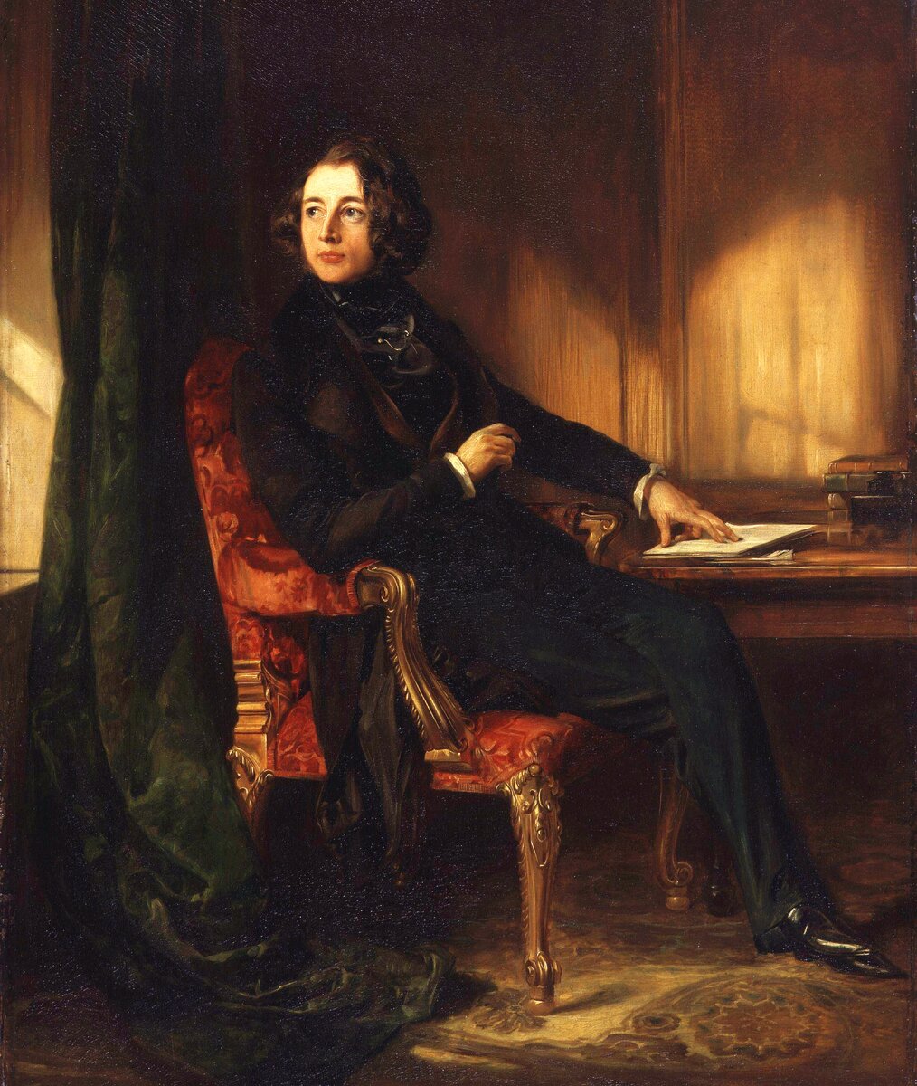 Молодой Чарльз Диккенс. Художник Дениэл Макклиз. Источник изображения wikimedia.commons