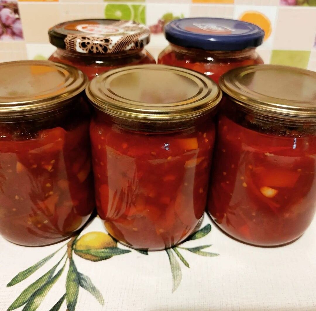 рецепт лечо на зиму из болгарского перца и помидор на зиму | Дзен