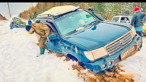 Царь горы Jeep VS Toyota Land Cruiser, Турбо Уаз, Уаз Патриот и Джимник Коварный лёд off road