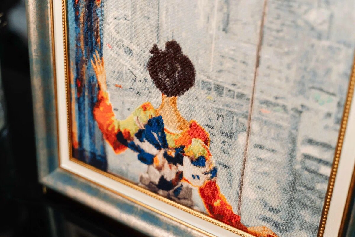 Набор для вышивания МК-078 Токийское окно. 1975  