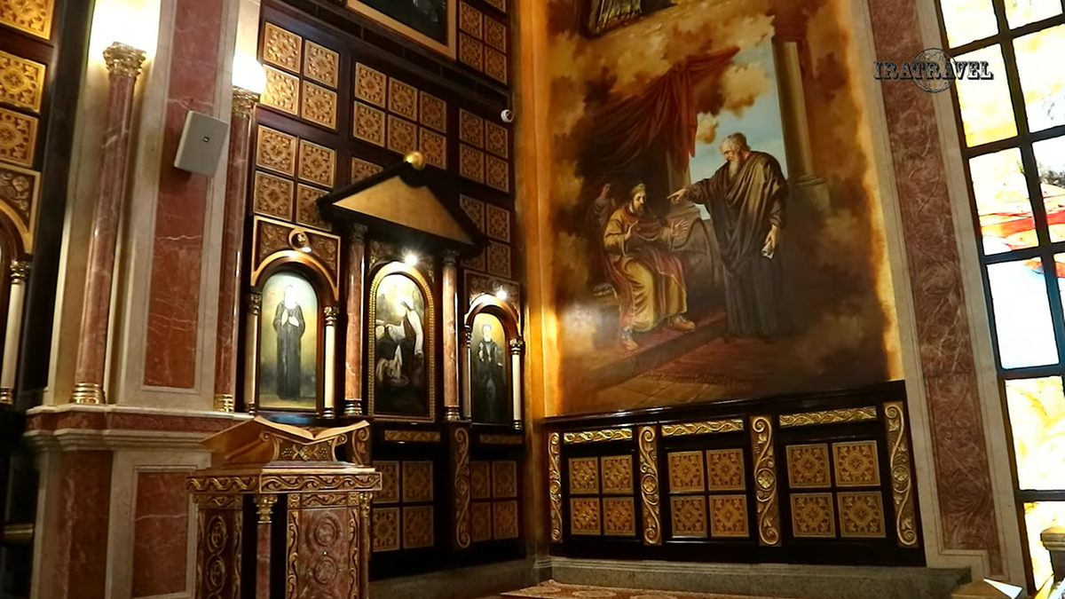 В Коптской христианской церкви (фото автора)