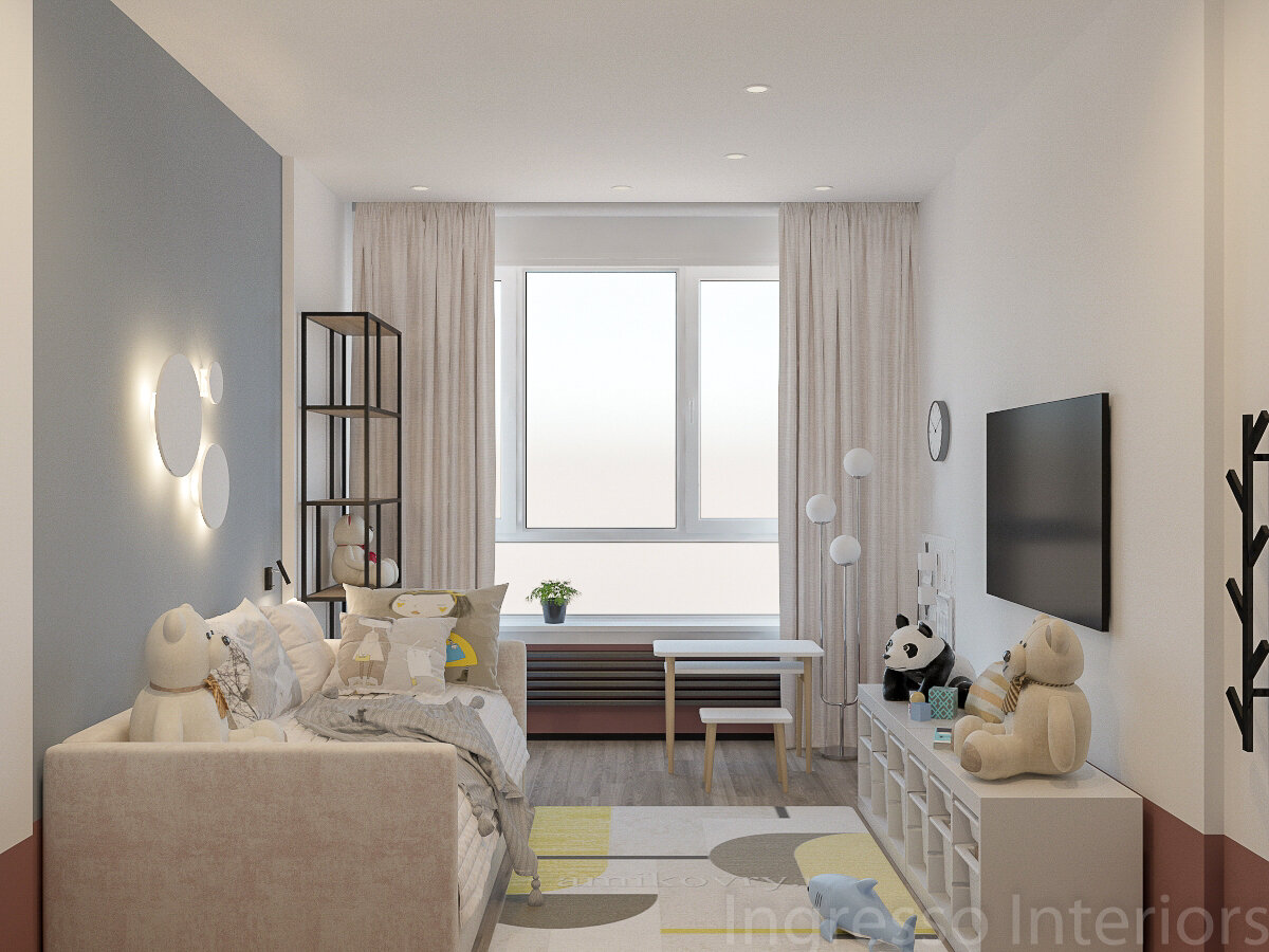 ЖК Грин парк. Комната для девочки. Реализация 2021г