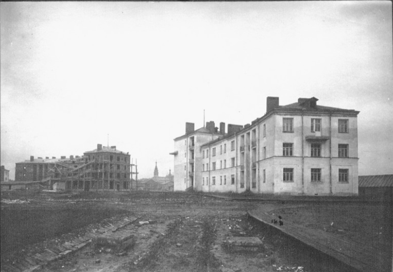 Андреевский Л. Г. Жилой массив для рабочих-текстильщиков на улице Ткачей. 1926 год. По материалам Госкаталога.