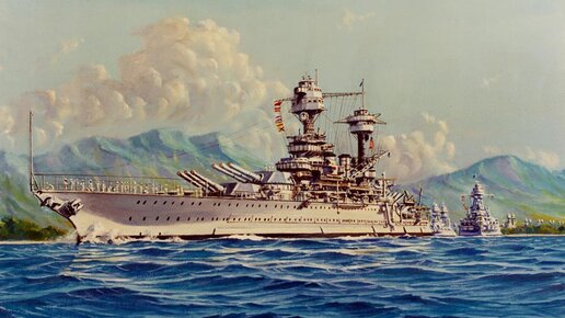 Линкор USS Tennessee BB43. Почти настоящий