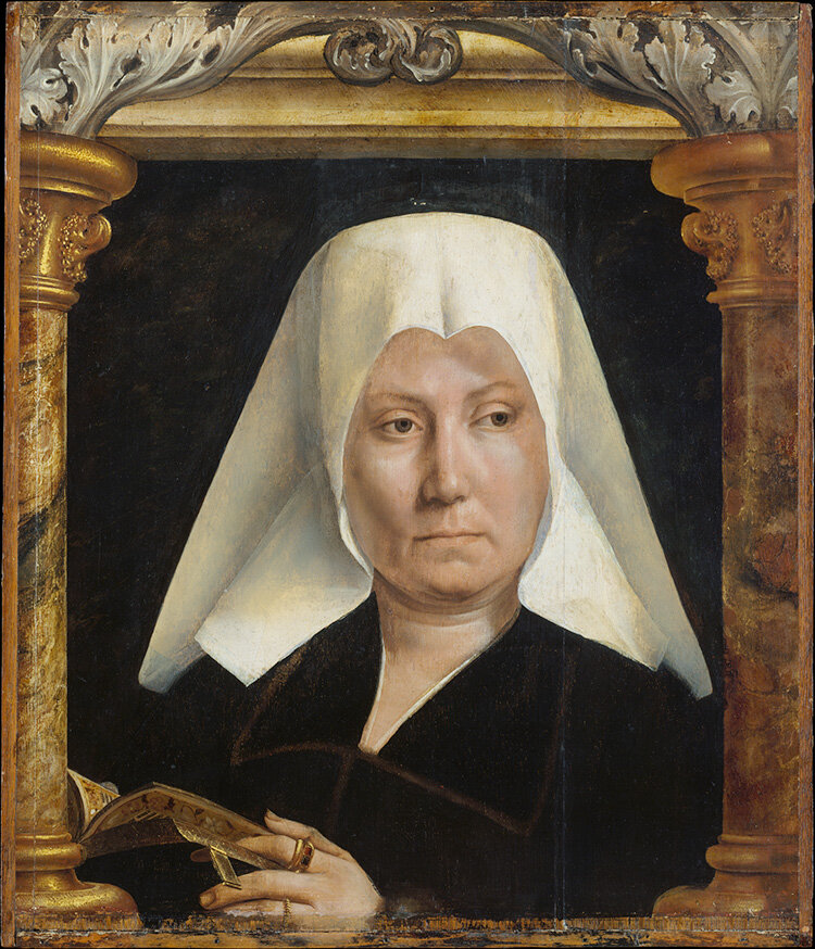 "Женский портрет", 1520 г. Метрополитен музей