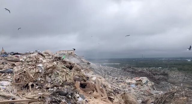    Сход свалочных масс на полигоне ООО «Новый свет-ЭКО» t. me/rpn_szfo