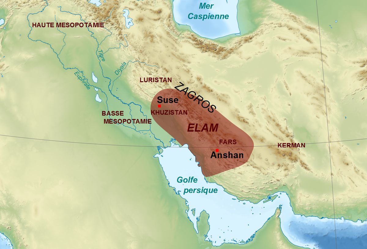 Территория древнего Элама