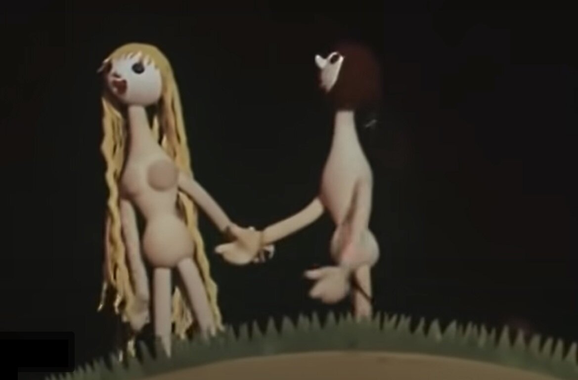 Кадр из спектакля театра кукол Сергея Образцова "Божественная комедия" 