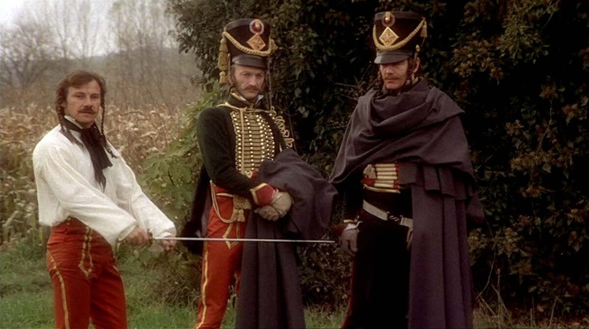 Кадр из фильма "Дуэлянты"(1977)