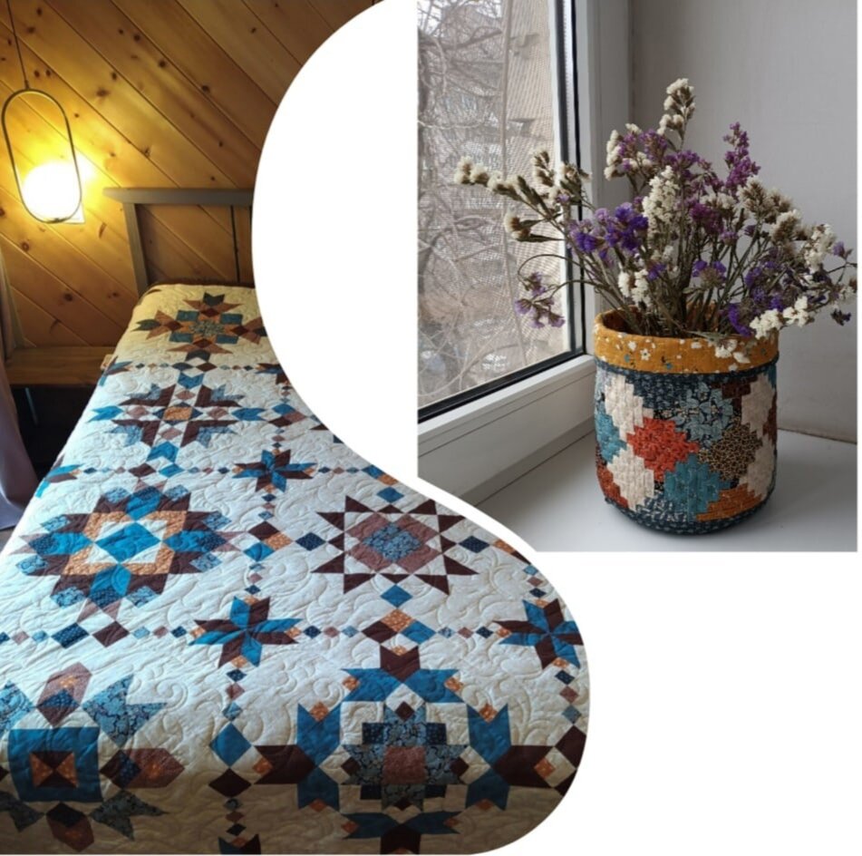 Звёзды из лоскутков - это всегда прекрасно! 