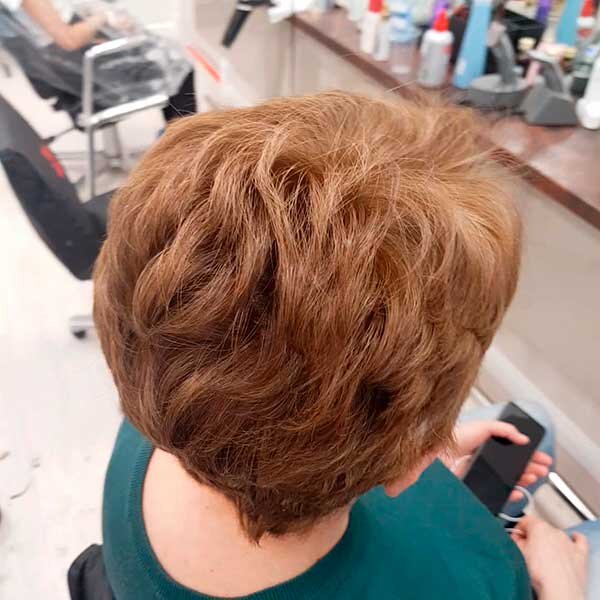 Результат окрашивания седых волос