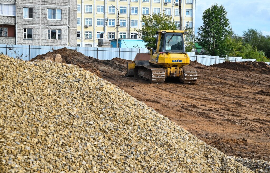 В Твери продолжается строительство детской областной клинической больницы