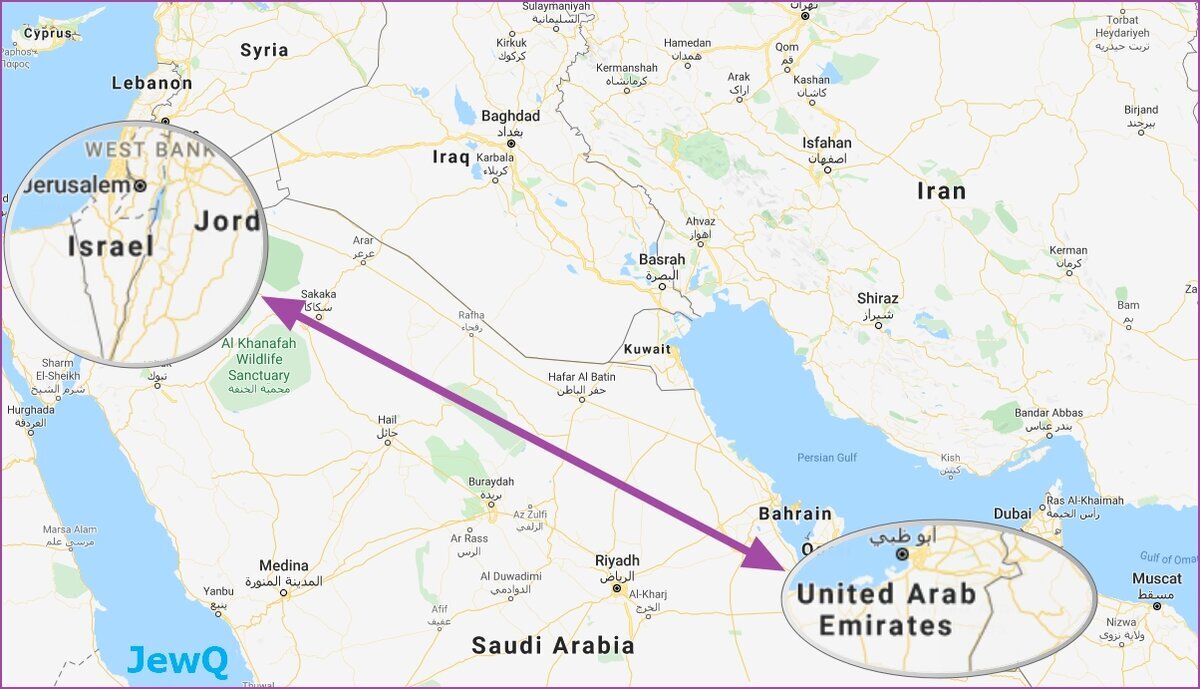 Саудовская аравия расстояние