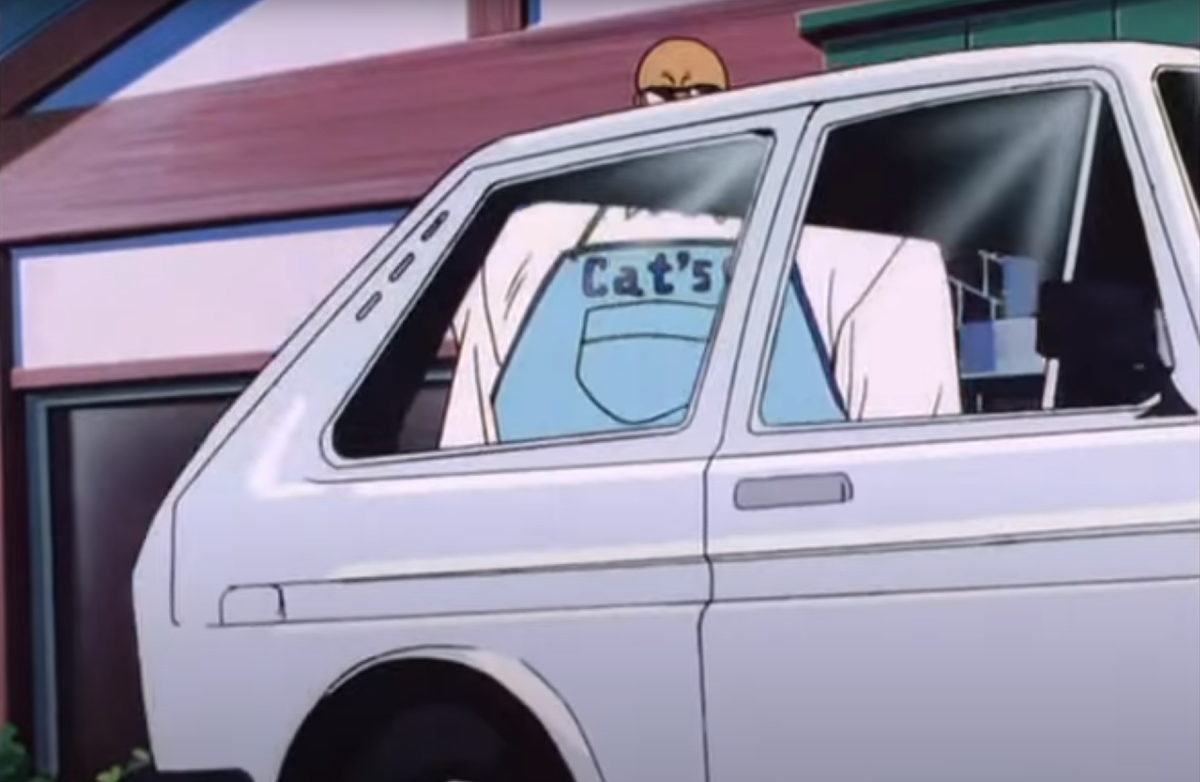 На фото из аниме характерные для "Нивы"воздуховоды в D-pillar