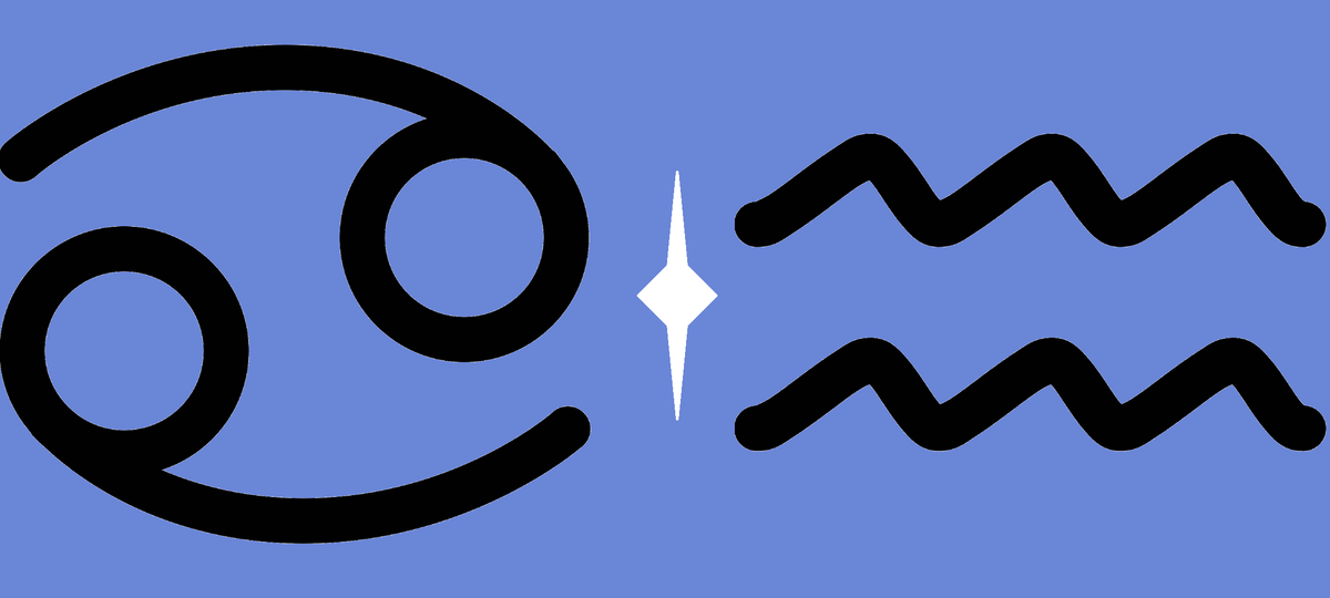 Совместимость знаков зодиака Рак и Водолей