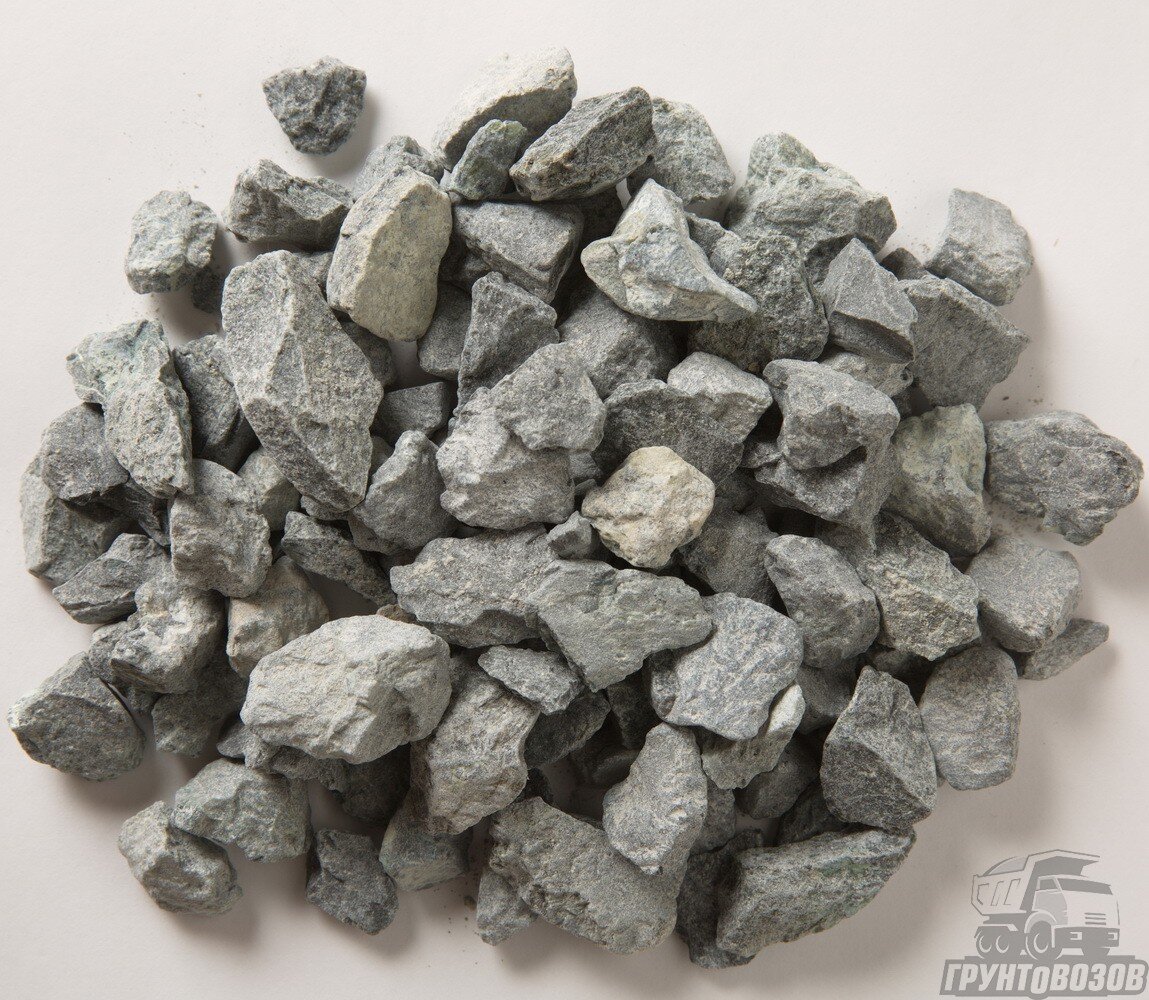 Образец серпентинитового щебня