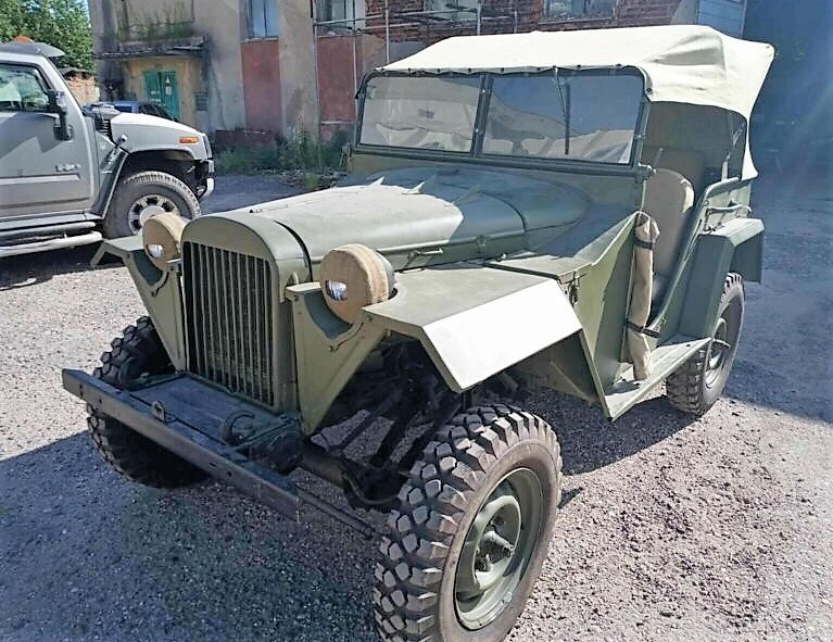 Полностью в боевом  виде ГАЗ 67 