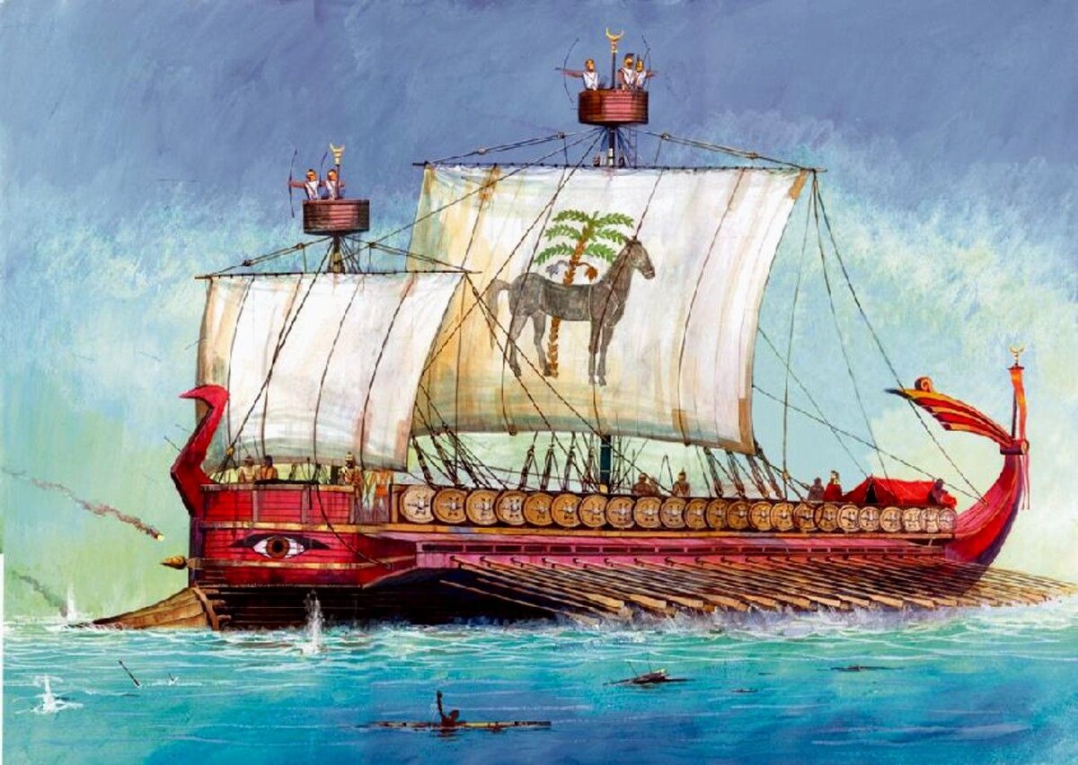 Корабль карфагена  источник  Carthaginian galley