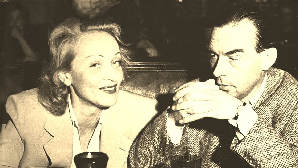 Марлен Дитрих  и Эрих Мария Ремарк