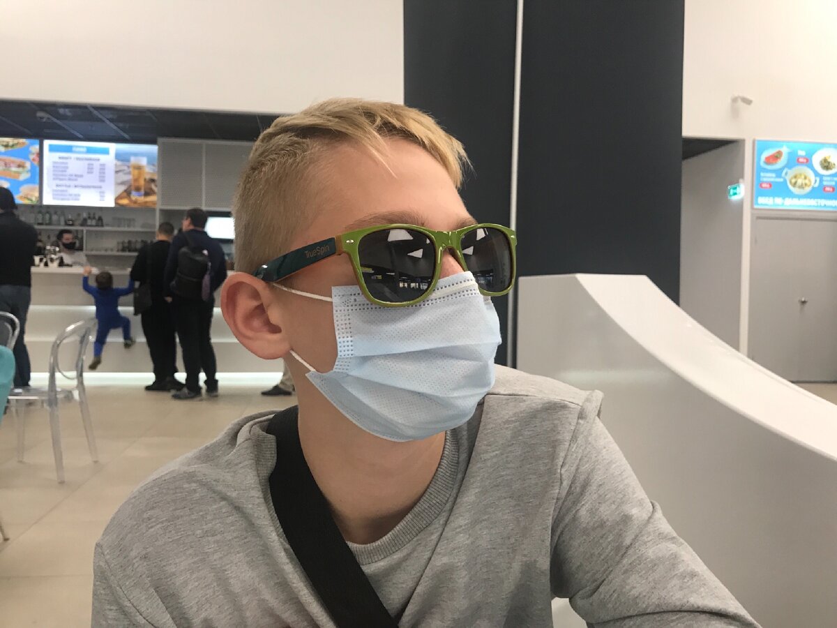 В ожидании рейса.