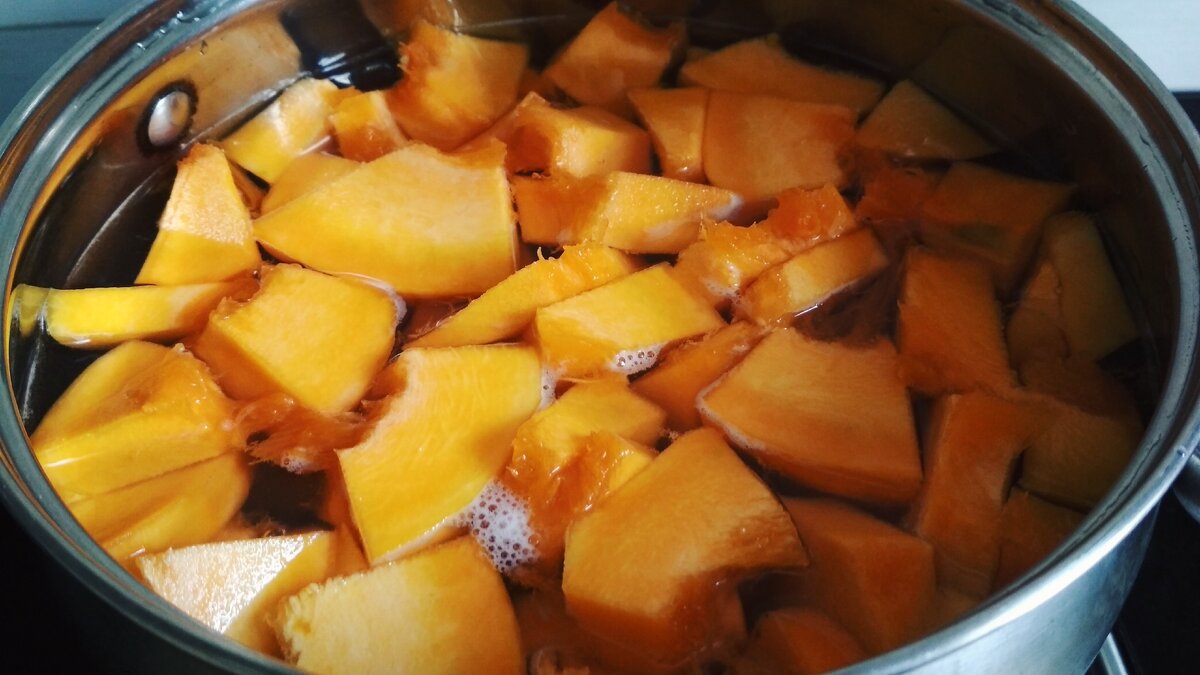 Картошку и тыкву отвариваем до готовности