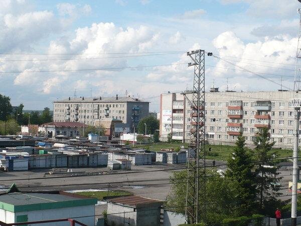 Так рынок выглядел, вечером после закрытия.