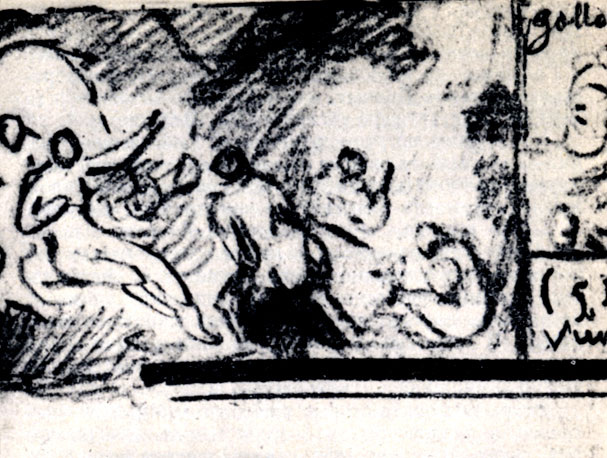 Г. Сент-Обен. Диана и Актеон