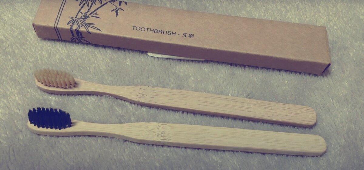 Эко зубная щетка из бамбука
