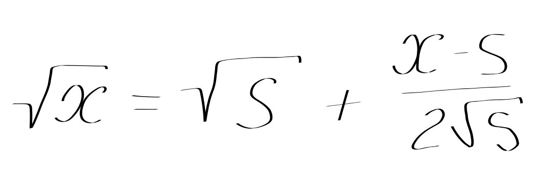 Корень из 103. Канадский метод извлечения квадратного корня. Канадская формула вычисления корня. Канадские формула. Метод Ньютона квадратный корень.