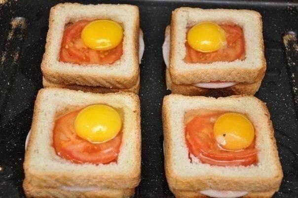 Как приготовить супер простой бутерброд на завтрак