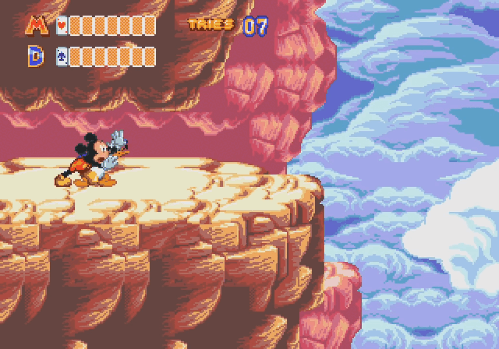 Кадр из игры «World of Illusion Starring Mickey Mouse and Donald Duck»