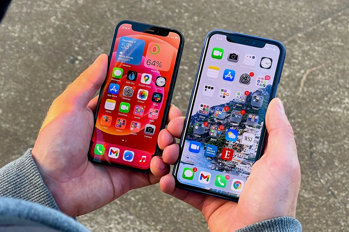 Вот вам разница между 12 мини и 12 про