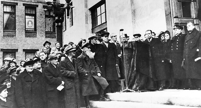 Открытие обновленного Музея революции 5 ноября 1957 года