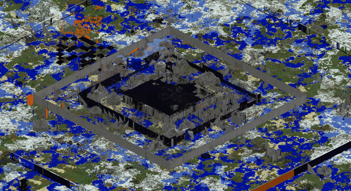 Карта спавна сервера