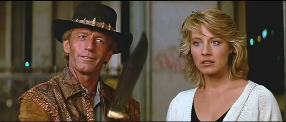 кадр из фильма "Крокодил Данди"